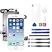 LWMTT Display Reparaturset für iPhone 7 Display Weiß Ersatz LCD Touchscreen Digitizer mit Bildschirm Glas,Adhesive und Komplettes Kostenlose Profi-Werkzeugset mit Frontkamera, Lautsprecher