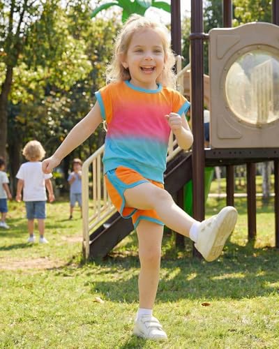 Image of Weebaby Baby Clothes Girl Toddler Summer Outfits Infant Casual Sleeveless Halter Ruffle Tank Cute Short Set Baby Clothing