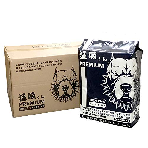 超吸収厚型ペットシート 猛吸くんPREMIUM 4袋(スーパーワイドサイズ 100枚)