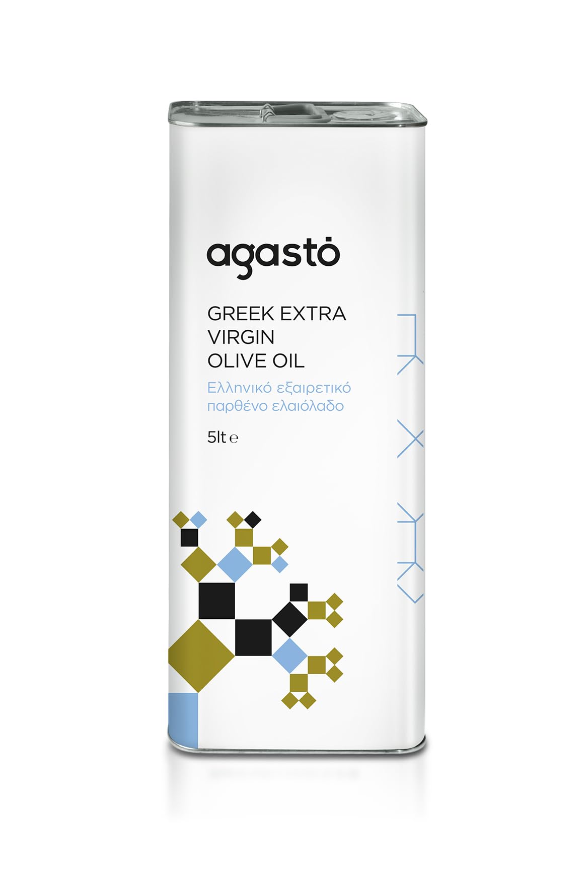 Aceite de Oliva Virgen Extra Griego Agasto 5 litros | Superior (5 Litros)
