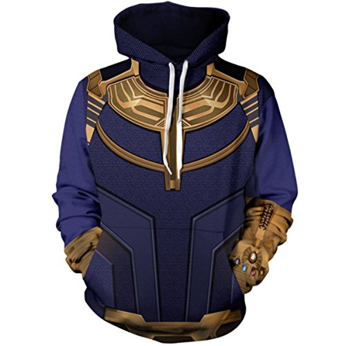 Image of 3D Captain Fashion Cosplay Hoodie Jacket