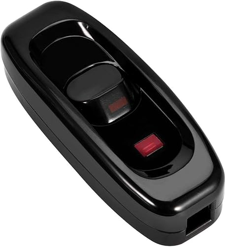 Miniatura 5 de Interruptor de cable en línea, botón de encendidoapagado de 10 A, 250 V, interruptor de alimentación en línea, lámpara de escritorio, interruptor de