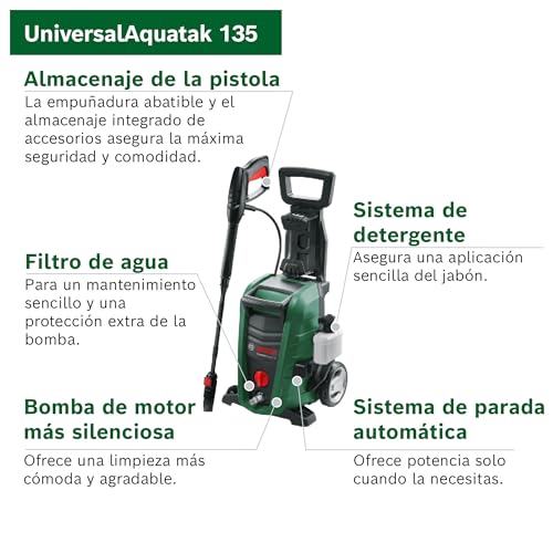 Miniatura 3 de Bosch Hidrolimpiadora de Alta presión de Alta presión UniversalAquatak 135