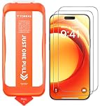 TORRAS Precision-Fit for iPhone 17 Pro Screen Protector[12FT Military Grade Shatterproof]UNBREAK TOP 9H+ Glass Screen Protector for iPhone 17 Pro Tempered Glass,Longest Durable,OneStep Install,2 Pack