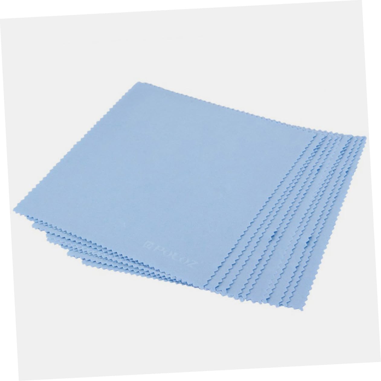 Ciieeo 500piezas Paquete De Paños De Microfibra Para Limpiar Gafas y Pantallas Suaves Reutilizables y Portátiles Para Lentes Electrónica y Joyas Color Azul