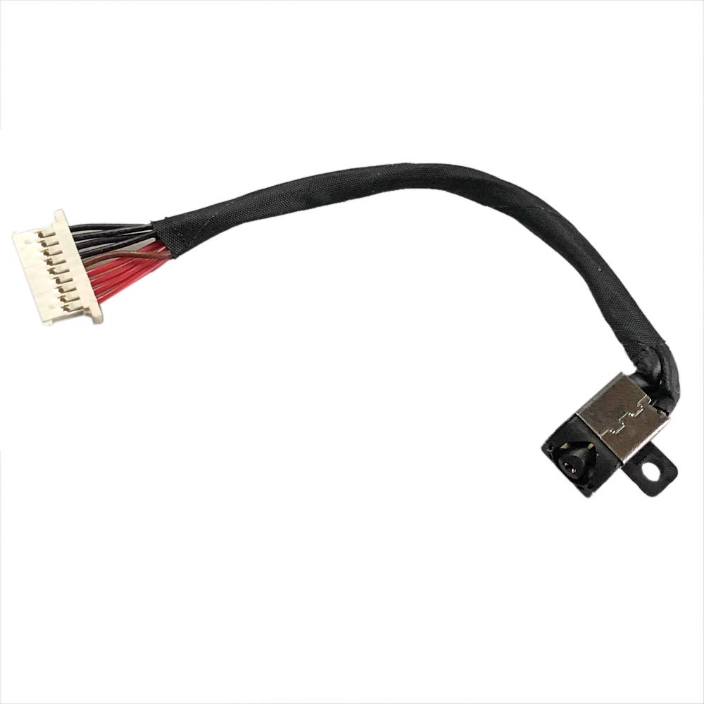 Gintai Laptop DC Gniazdo Ładowania Złącze Złącze Kabel Zamiennik dla Dell Inspiron P83F P83F001 15 7591 048JWV 48JWV