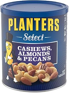 PLANTERS Select Cashews, Almonds & Pecans, 15.25 oz. Resealable Container | Salted Nuts