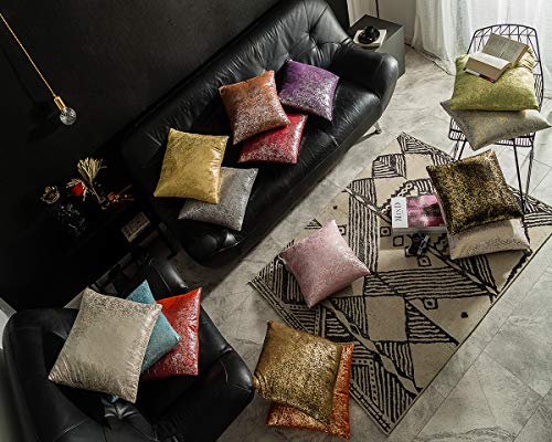 Xinrjojo 2 Federe Decorative In Lino Color Champagne (45x45 Cm) - Con Cerniera Nascosta, Morbide E Lavabili - 2