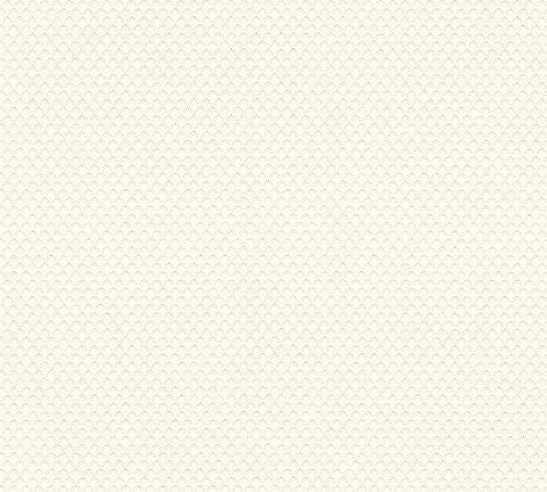 Livingwalls Plain Wallpaper Metropolitan Stories Non-Woven Lola - Paris 10.05 m x 0.53 m White Made in Germany 368972 36897-2 - Image 2