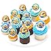 DecoPac Minions Cupcake Rings, 24 Despicable Me™ Cupcake Decorations, Phil, Carl and Bob - 24 Pack