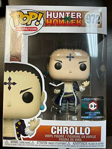 Funko Pop! Hunter X Hunter: Chrollo #972 Exclusive With Chalice Collectibles Pop Protector Case