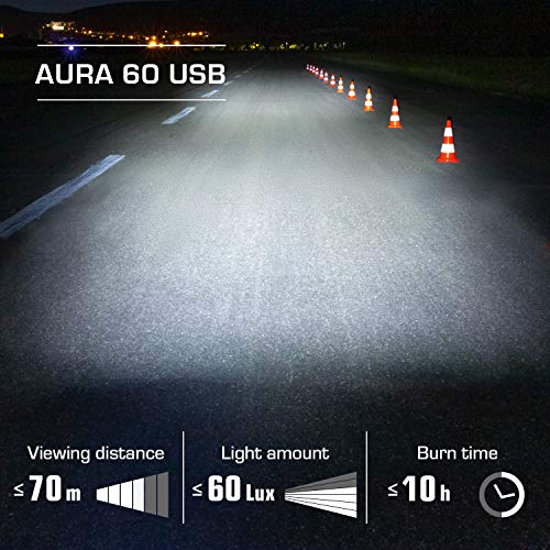 Sigma LED Fahrradlicht Set Aura 60 und Infinity | StVZO zugelassenes, akkubetriebenes Vorderlicht...