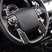 Voodonala for 4runner Steering Wheel Cover Decoration Trim fit Toyota 4runner SUV 2010-2019(Carbon Fiber Grain)