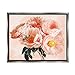 Stupell Industries Shimmering Bumble Bee Trendy Pink Glam Flowers, Design by Ziwei Li