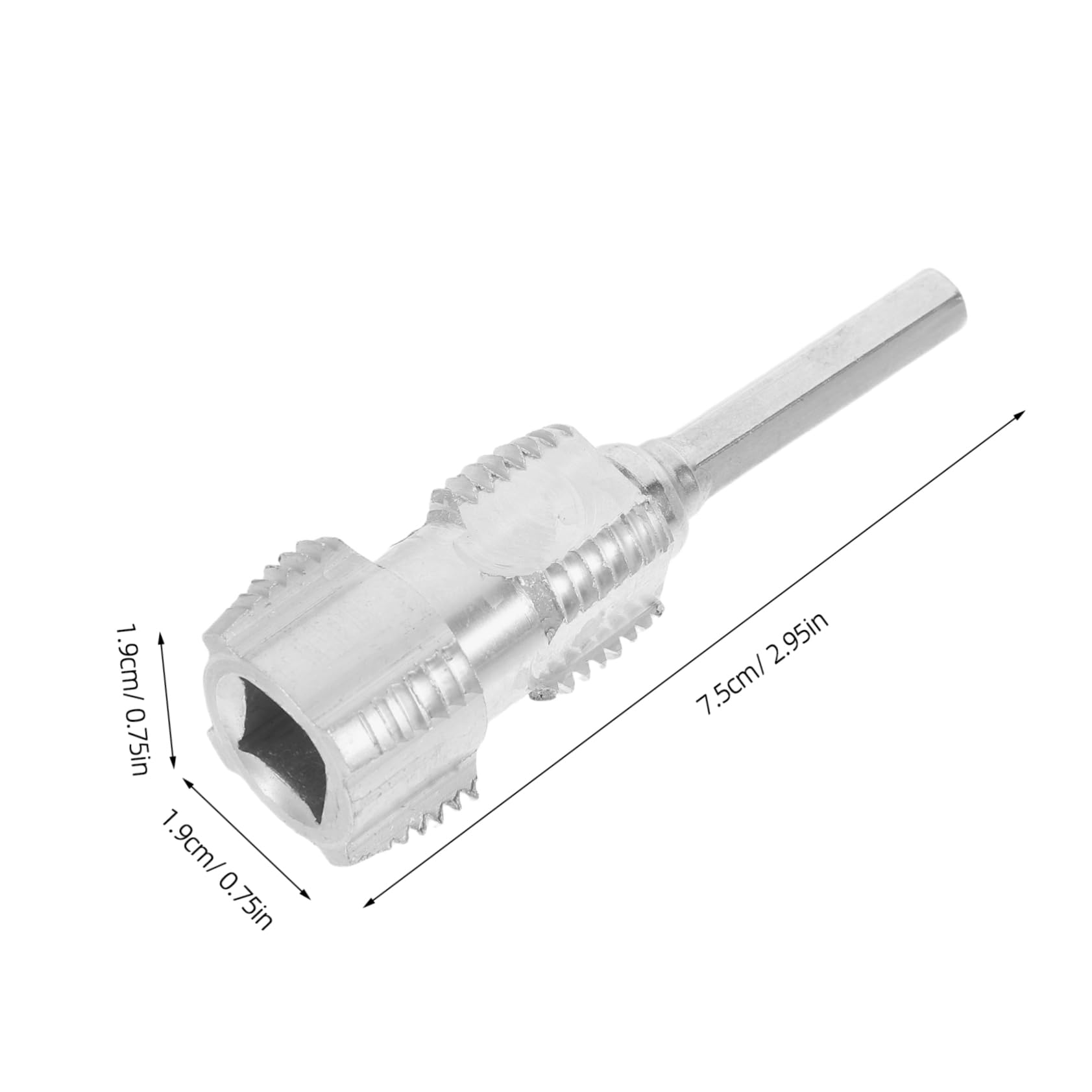 ARTIBETTER Water Wire Opener Inner Thread Opener Drill Threader Threader Kit Thread Repair Kit Thread Maker Electric Threader Tool Thread Drill Aluminum Silver
