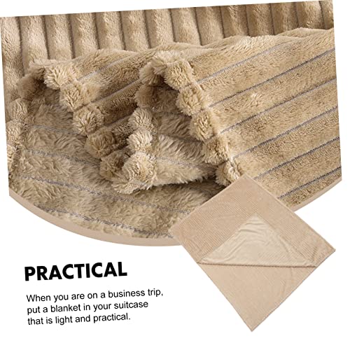 HOMSFOU cobertor de lã manta bebe cobertor bebe cochilo da tarde cobertor para crianças cobertor dup