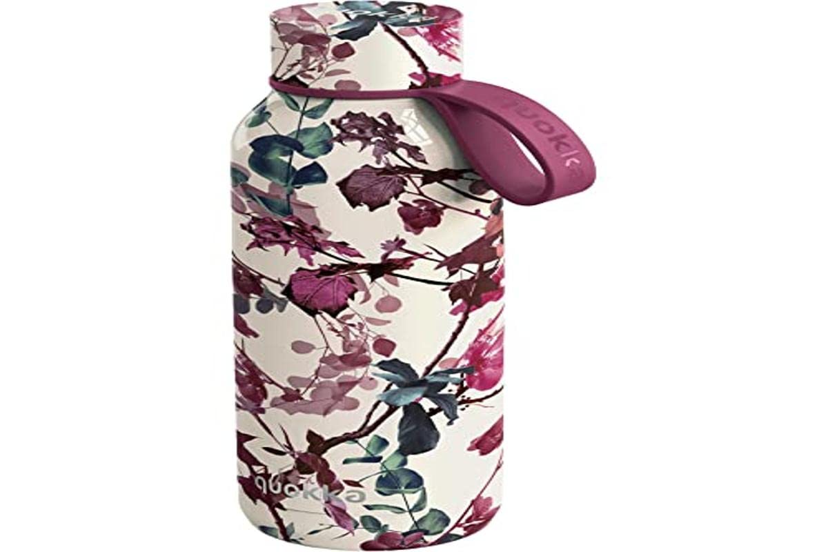 QUOKKA BOTELLA TERMO ACERO INOXIDABLE SOLID CON COLGADOR TREE BRANCHES 510 ML - 5