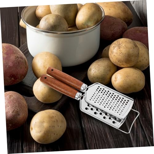 Set de 2 ralladores de queso de acero inoxidable con manivela miniatura 4