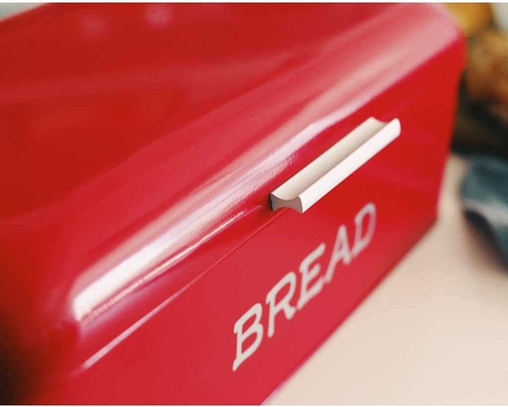 LIOONS Contenitore per Il Pane in Metallo, Contenitore per la conservazione degli Alimenti da Cucina Portapane Adatto per la conservazione del Pane di Grande capacità da appoggio in Cucina