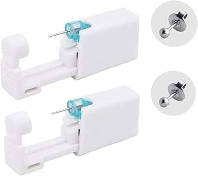 Kit Piercing Orecchio Monouso - 2 Pistole Con Orecchini - Foto 9