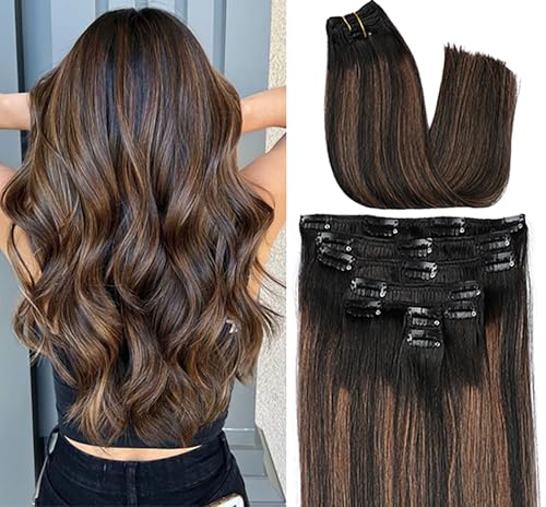 ORIGEN Clip-In Hair Extensions 120g Balayage 16" 7 pcs