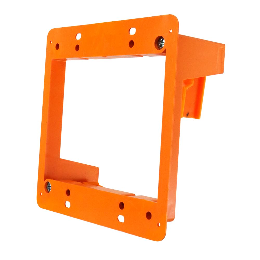Construct Pro Slim Dual Gang Open Back Low Voltage Bracket, Each — Amazon image 6