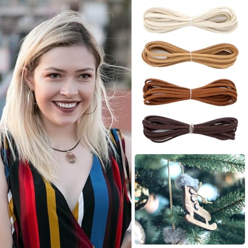 Tenalleys SUEDE CORD Leather Cords Rope String For Jewelry Making Necklace Bracelet Art Crafts Beading thumb #5