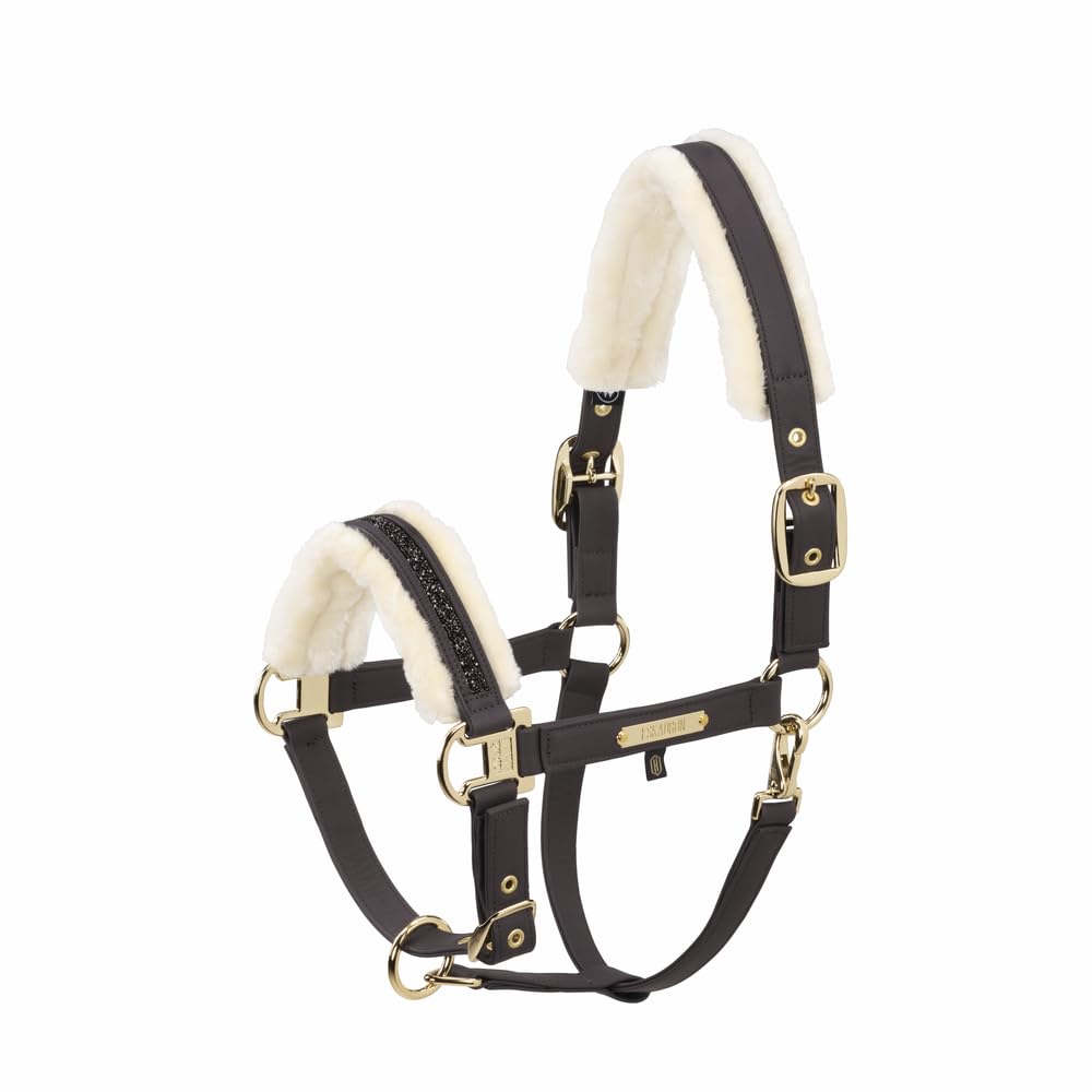 Eskadron Halfter Faux Leather Jewel FF Black Truffle Heritage HW 25/26, Größe:WE