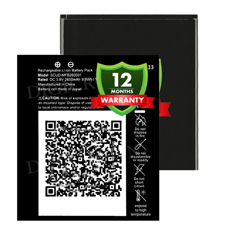 Image of Original SCUD-MFB260001 Battery for Reliance Jio 4G Router JioFi 3 (JMR540, JMR541) | JioFI 4 (JMR1140) - (2600mAh) 1 Year Warranty