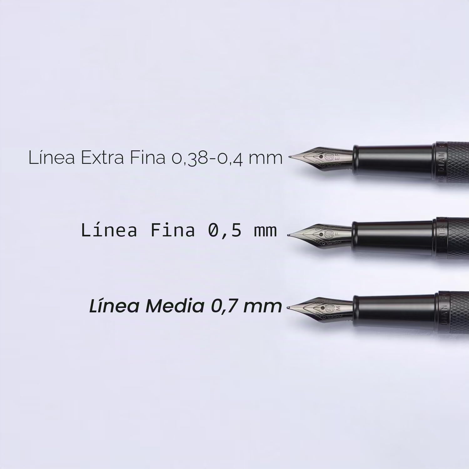 Asvine Juego de Pluma Estilográfica Selva Negra Mate con Punta Fina Diseño Clásico con Convertidor y Caja de Metal de Hongdian
