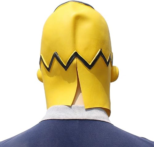 Miniatura 4 de XuanYou Máscara de látex de los Simpsons Smail Full Headgear Big Eyes Máscara de Halloween