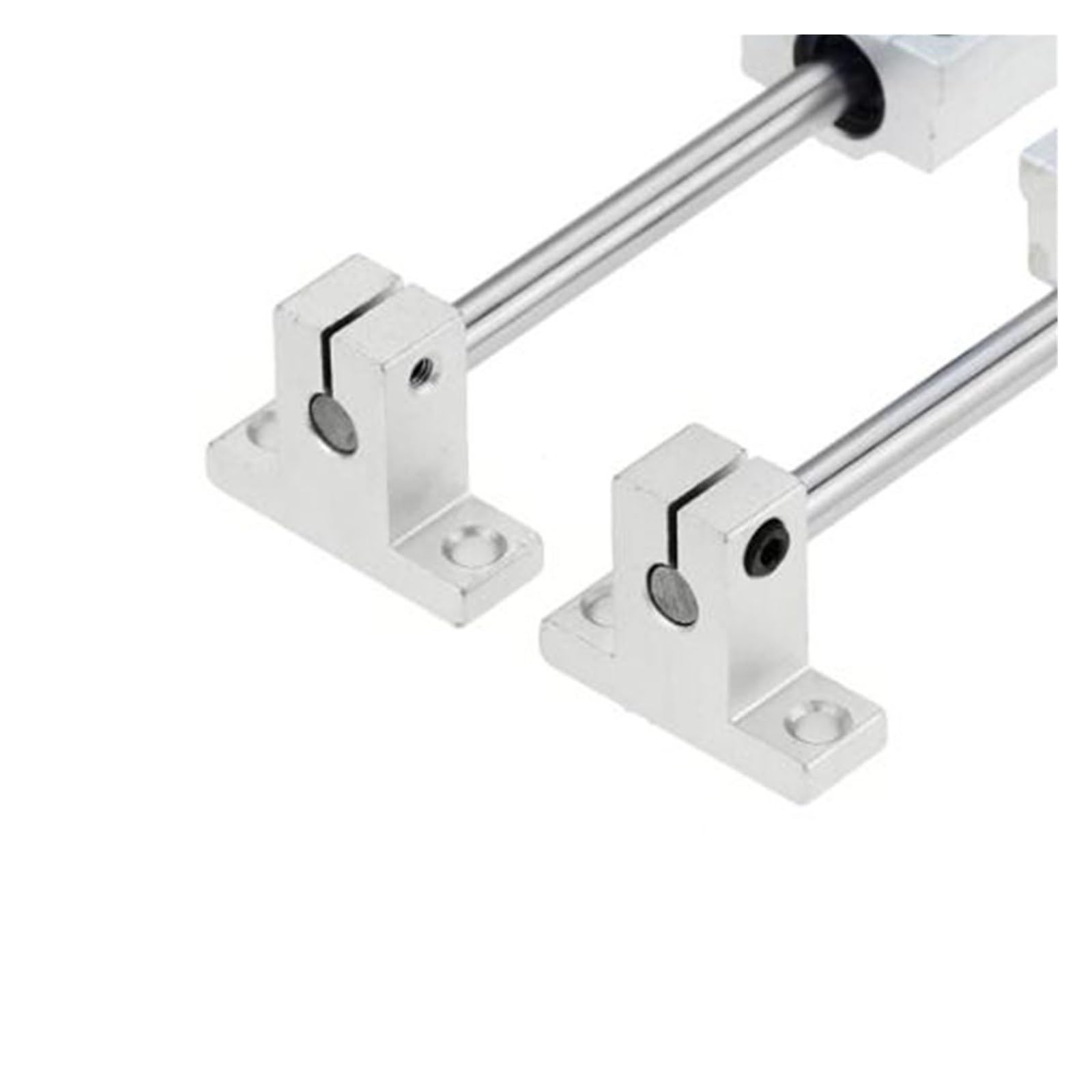 Szyna Liniowa, Zestawy Szyn Prowadzących Drukarki 3D T8 Śruba Pociągowa + Wałek Liniowy 8mm + KP08 SK8 SC8UU + Obudowa Nakrętki + Sprzęgło 1PC + Silnik Krokowy 17HS2408(Lead 1mm with motor,400mm)