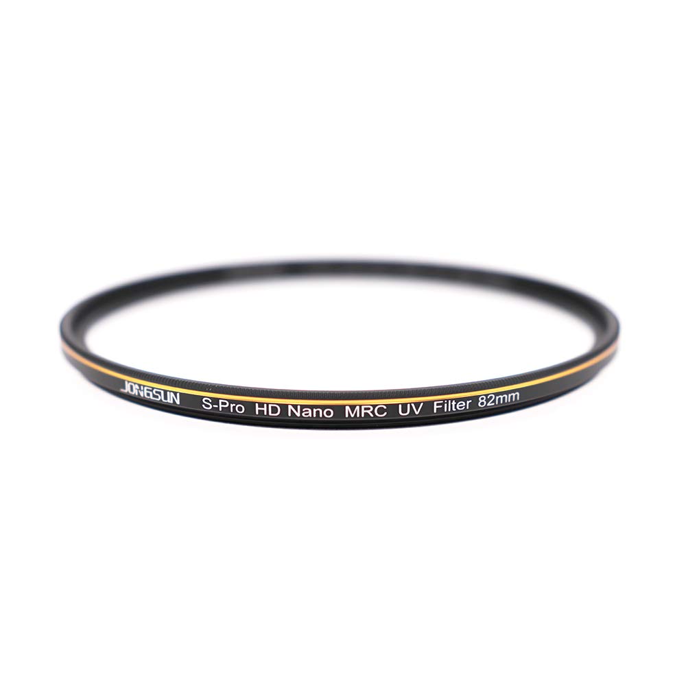 JONGSUN S-Pro HD Nano MRC Filtro UV 82mm, Rivestimento Multistrato a 16 Strati, SCHOTT B270, Filtri Per Protezione Da Ultravioletti Delle Telecamere