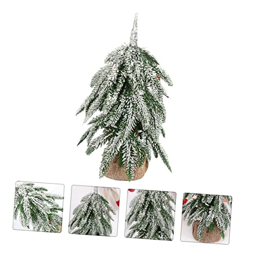 Arbre de noël de bureau compact pour décorer les petits espaces sans encombre - 5