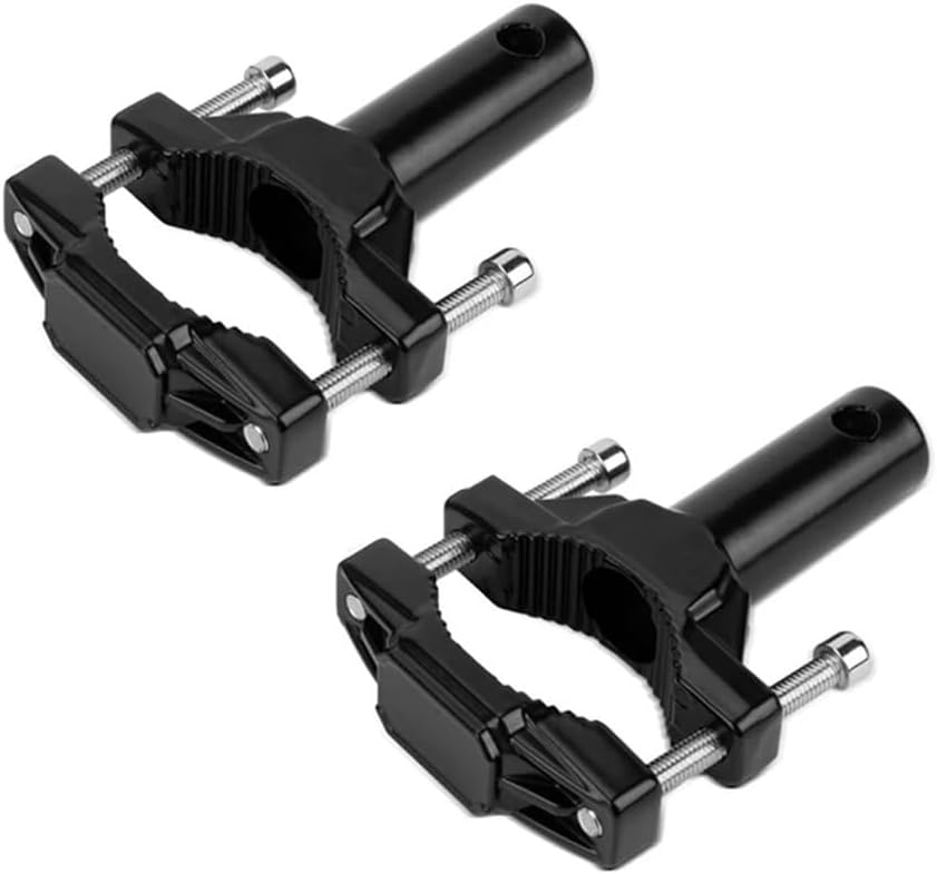 Motorcycle Headlight Bracket Clamp Motorcycle Spotlight Mount Bracket Moto Auxiliary Lights Headlight Pole Clamp Brackets Holder for 20-54mm Installation Diameter