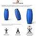 ProFitness Thick Bar Grips 1.0 Turns Barbell, Dumbbell, and Kettlebell Into Thick Gripz for Muscle Growth. Strengthen Weight Training/Bodybuilding/Strongman/WOD (Blue, 1.0 (Beginner Thick Grip))