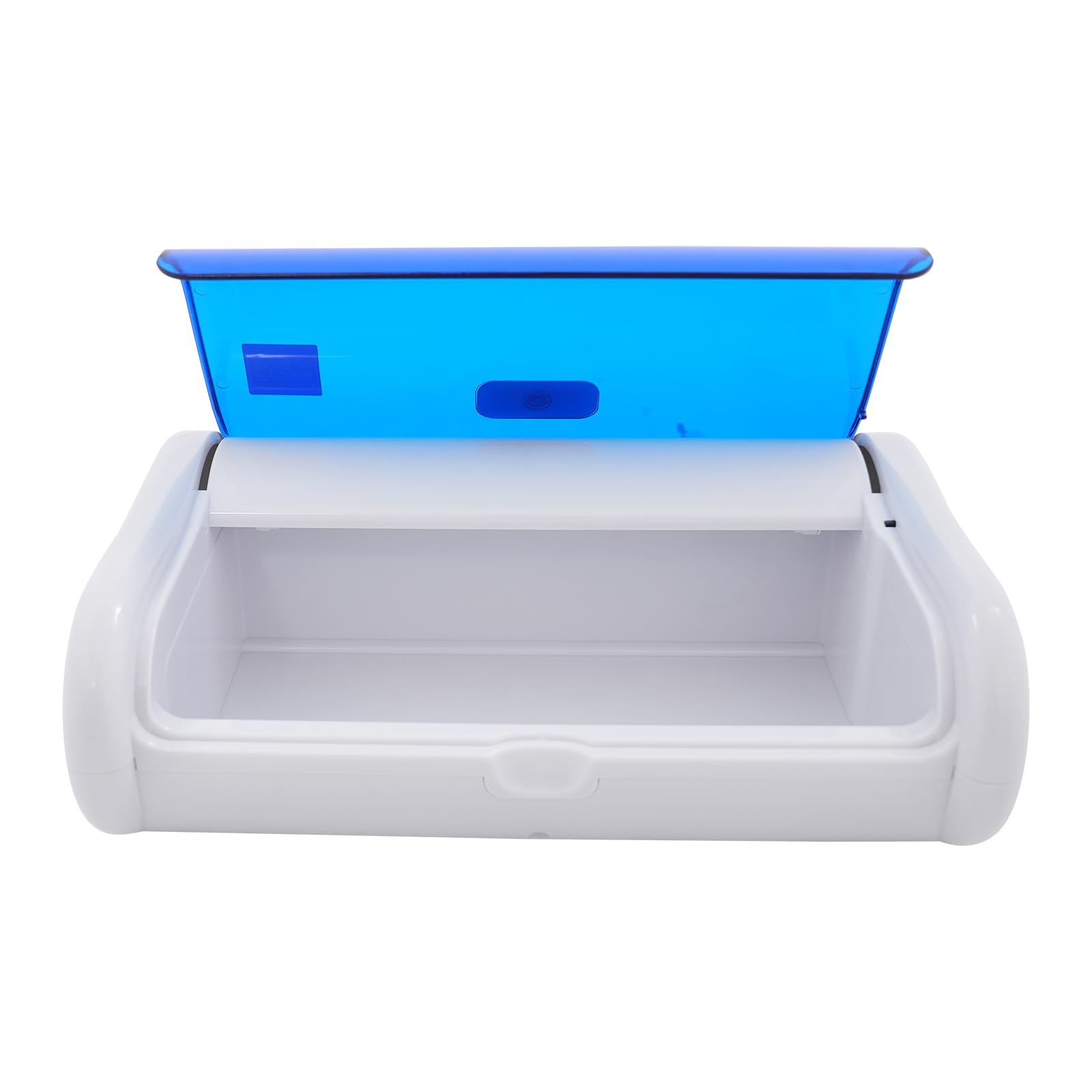 Esterilizador UV de salón de belleza, bandeja desinfectante, manicura, metal y plástico, esterilizador de herramientas de uñas para herramientas de maquillaje, cortaúñas, limas, cepillos y maquinillas