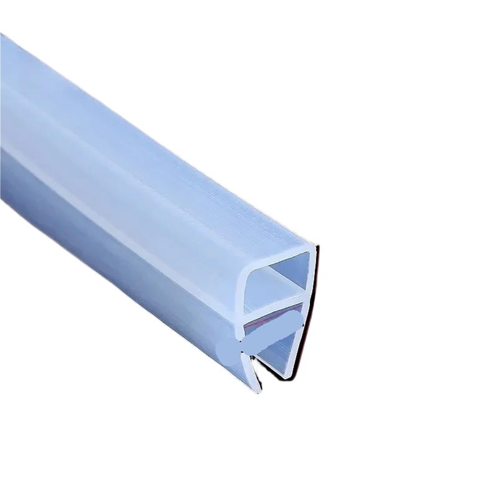 Tira de sellado de puerta de vidrio de silicona transparente, 6-12mm, retención de agua for cuarto de ducha y baño