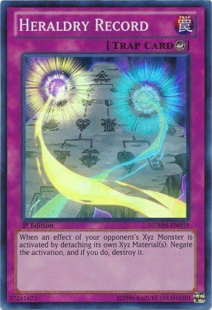 YU-GI-OH! - Registro de la heráldica (NUMH-EN059) - Cazadores de Números - 1ª Edición - Super Rare