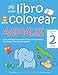 Mi primer libro para colorear ANIMALES — A partir de 2 años — Libro de dibujar para niños y niñas con 50 motivos de animales, libro para garabatear: ... en blanco: Libro de dibujo para niño y niña