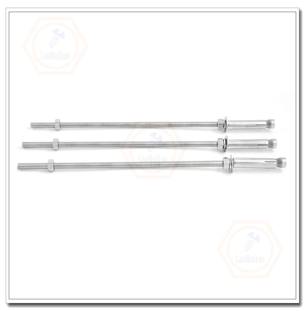 Bulloni ad Espansione | 4 Pezzi M8×200mm 【Allungare】 Bulloni ad Espansione in Acciaio Inossidabile 304(M10,M6x300mm 4pcs)