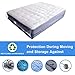 4 Mil Thick Plastic Mattress Bags for Moving Mattress Storage Bag Twin Size 2 Pack - Super Thick Heavy Duty Wrap Mattress Protector Long-Term Storage and Disposal