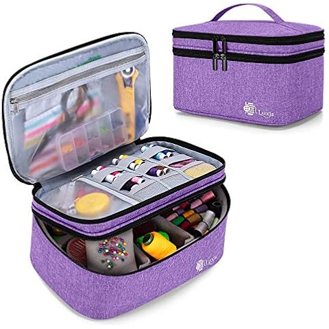 Luxja Double-Layer Sewing Accessories Organiser Cover