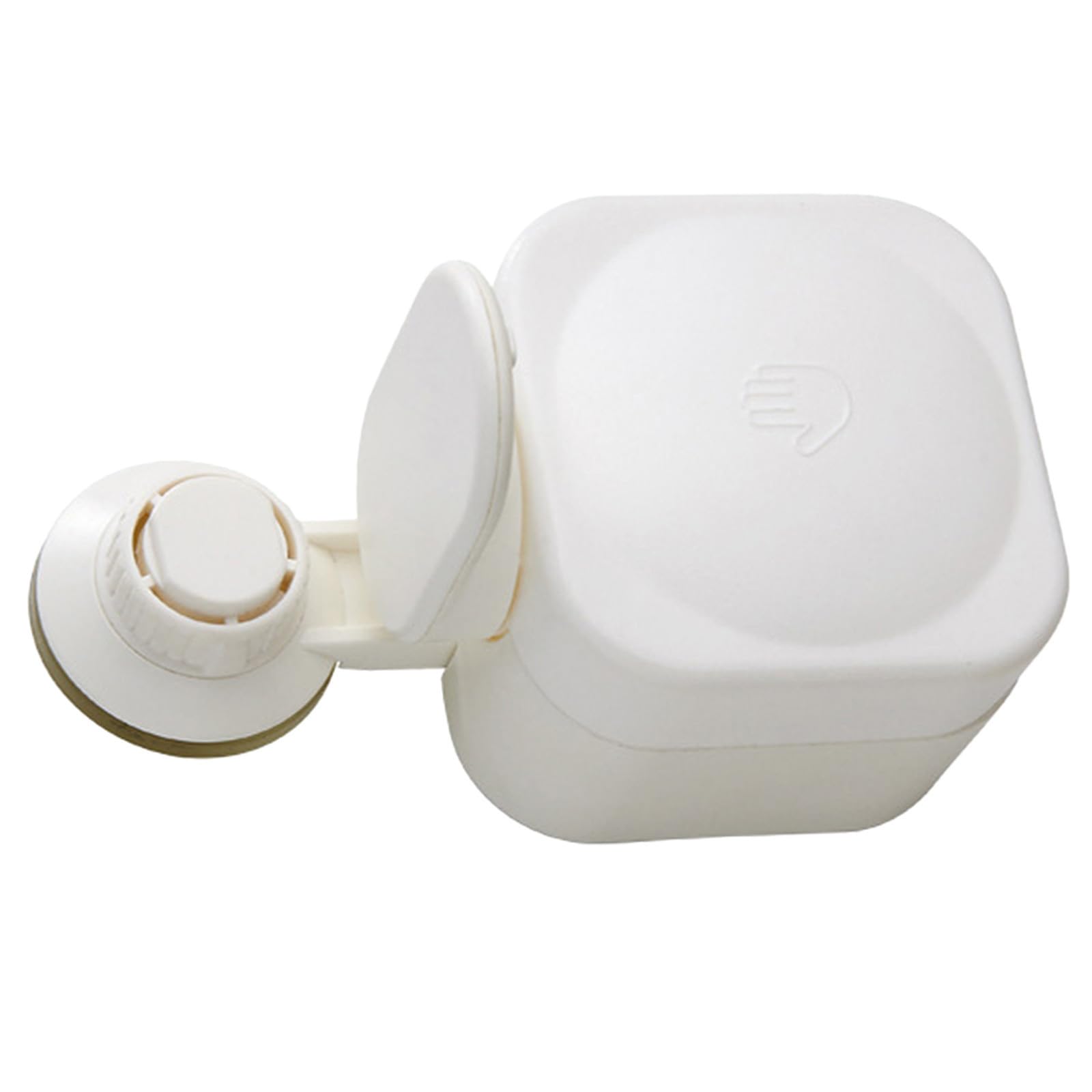 BESTOYARD Dispensador de Jabón para Baño de Pared Ventosa Abs sin Taladro, Dispensador Manual Dosificación Suave Fugas, Adecuado para Cocinas y Restaurantes