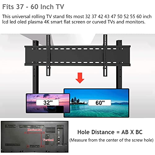 Soporte universal de piso ajustable para TV 32-60 pulgadas miniatura 4