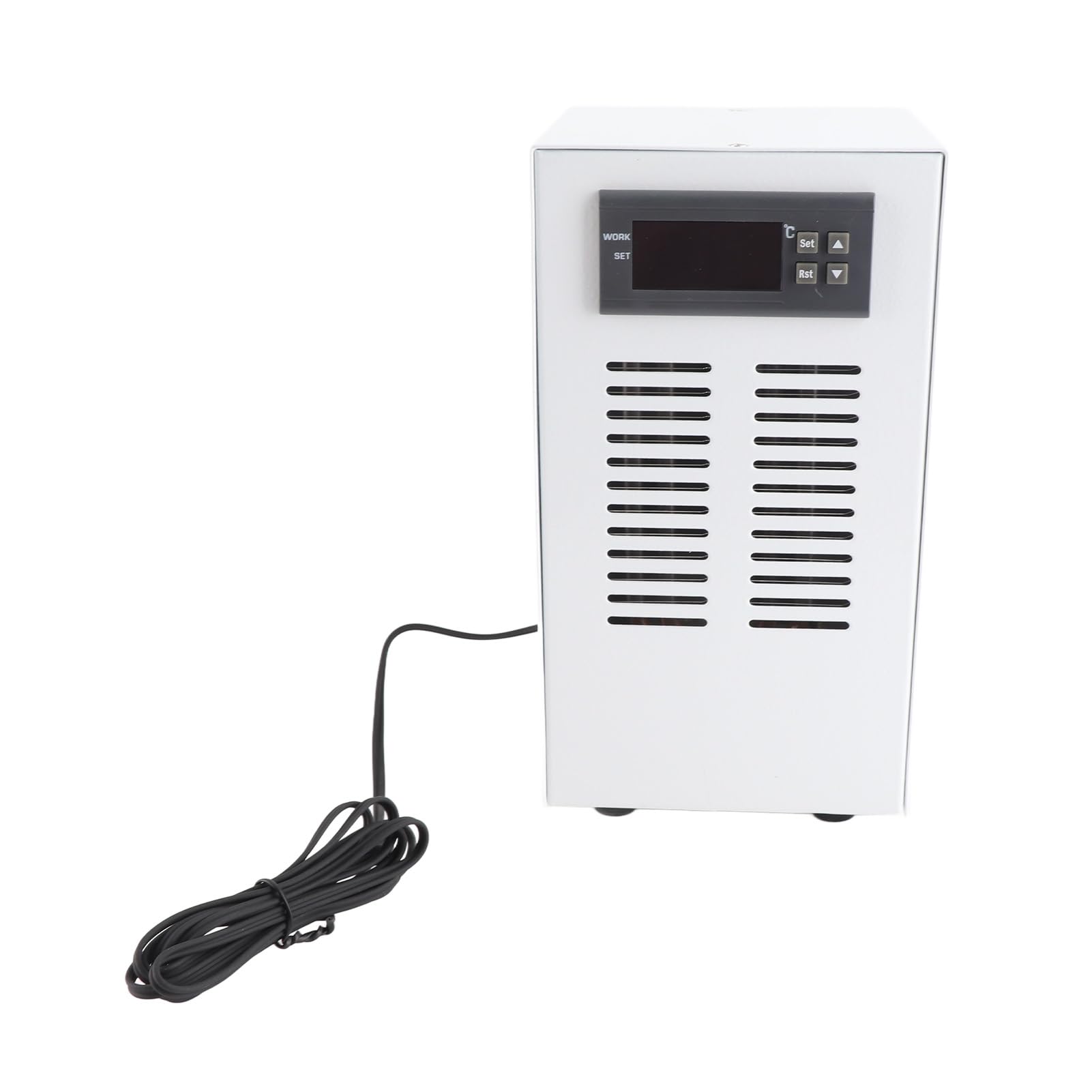 Enfriador de tanque de agua, enfriador de acuario, 3 L/min 30‑35 DB Sistema de enfriamiento silencioso con bajo nivel de ruido, para mascotas hidrofíticas (enchufe de la UE)