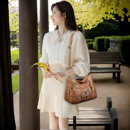 Sac à main tendance en cuir de haute qualité pour femmes actives - 2