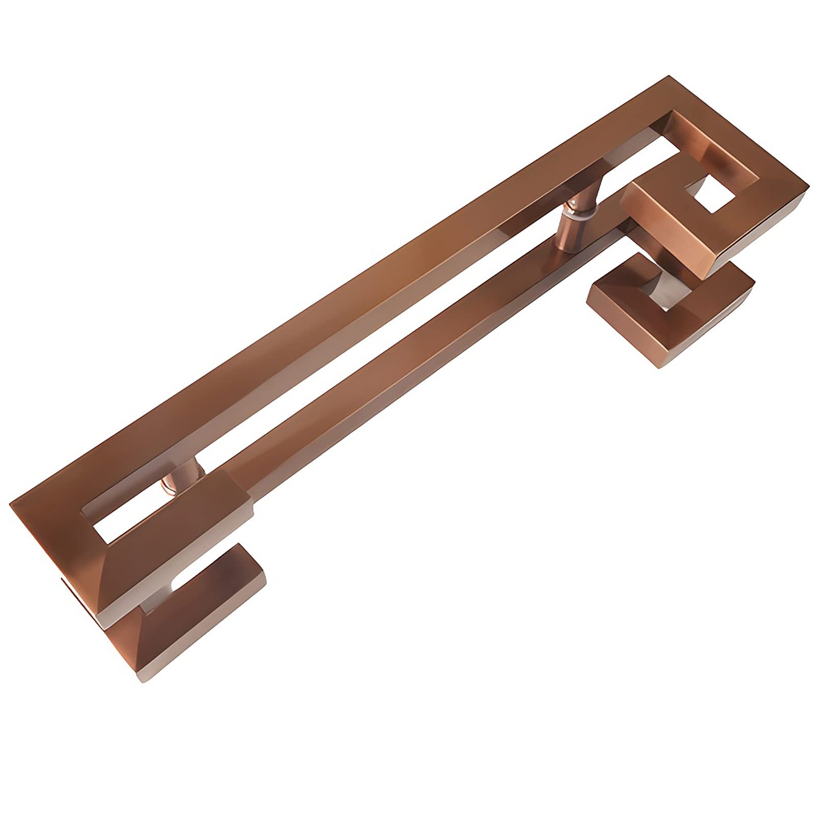 BHGFYXBS 2-5Ft Long Push Pull Bar For Glass/Wooden Door, Garage Shed Hotel Office Door Handle, Stainless Steel Hardware Set, Back To Back/A/120Cm/47.2In,B-80Cm/31.5In,B-80Cm/31.5In