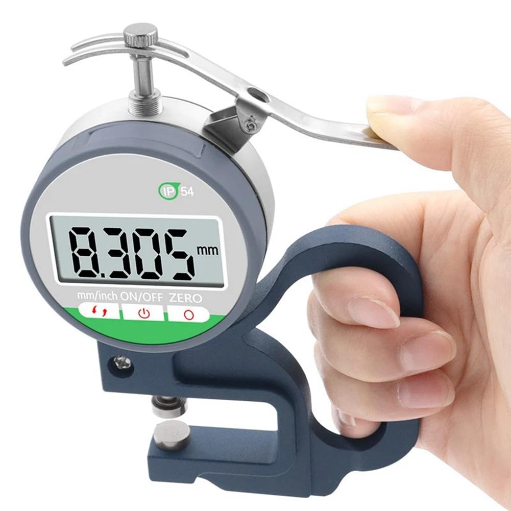 0.001mm 0-12.7mm Misuratore di spessore digitale ad alta precisione IP54 Micrometro elettronico impermeabile e antipolvere durevole facile da usare
