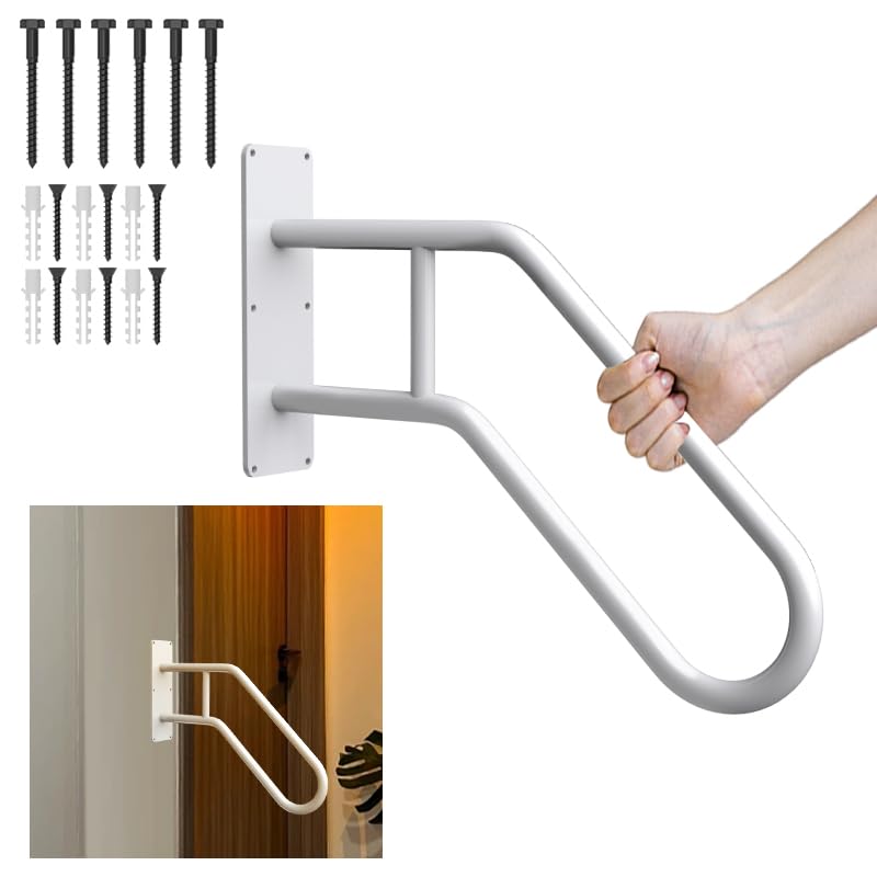 Handrails for Outdoor Steps, 28.7” Safety Grab Bars for Stairs, Sturdy ...